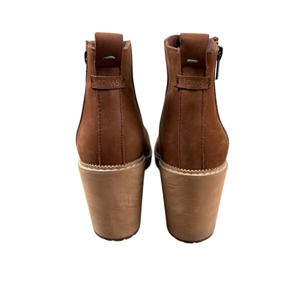 Toms Avery Brown wedge boots - Picture 4 of 7